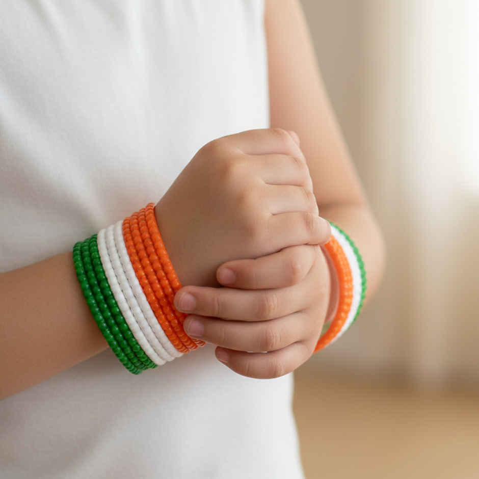 Tricolor Bangles Set | Pack of 2 | Special You