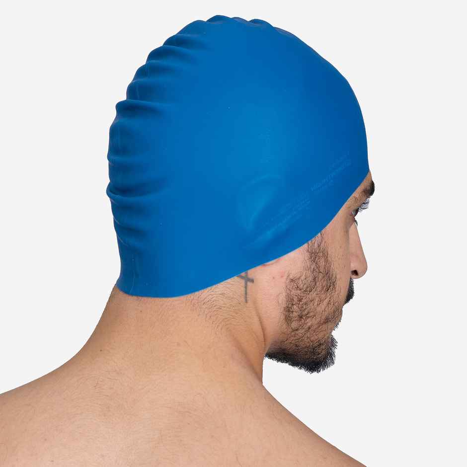 Decathlon | Nabaiji Adult Silicone Swim Cap - Blue