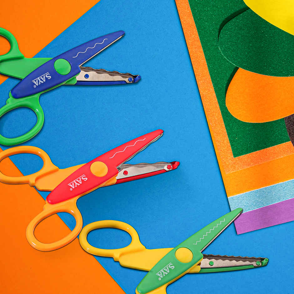 Saya Craft Scissors | Creative Design Cutting Shears for Art | Scrapbooking & DIY Projects