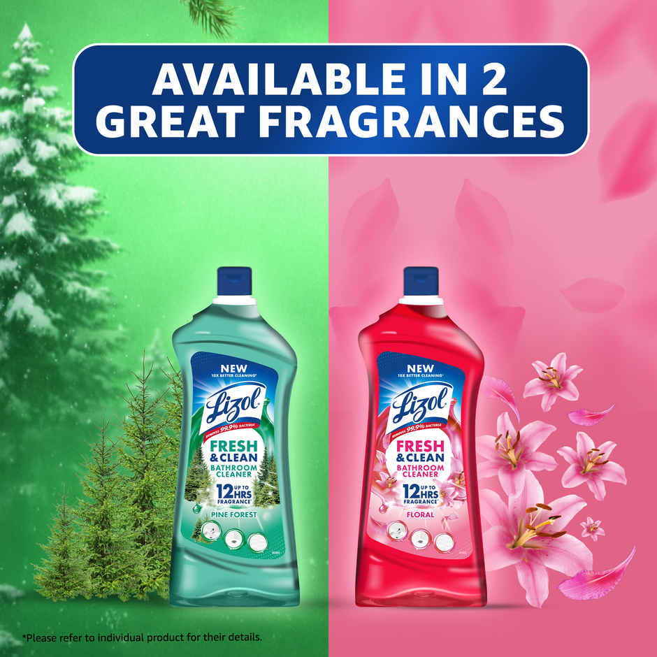 Lizol Pine Bathroom Cleaner Liquid