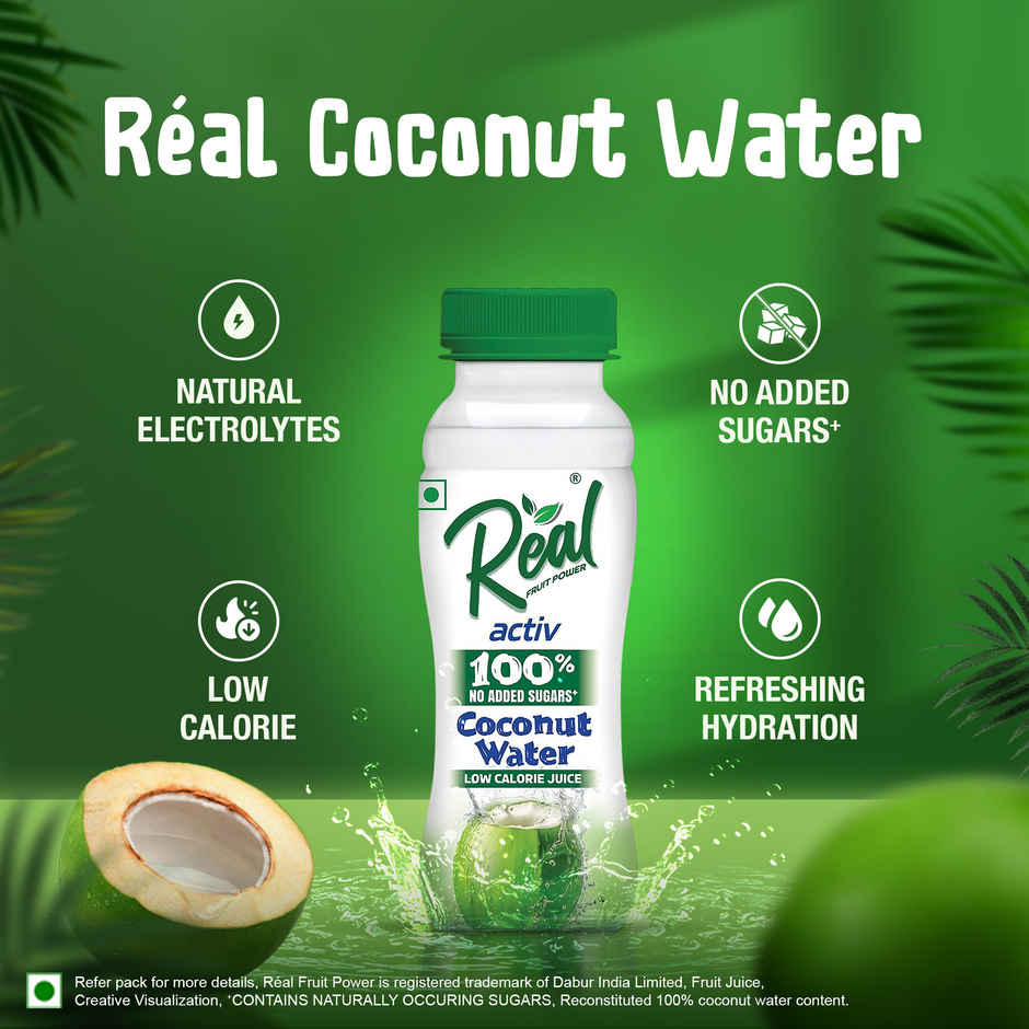 Real Activ Coconut Water - No Added Sugars | Bottle