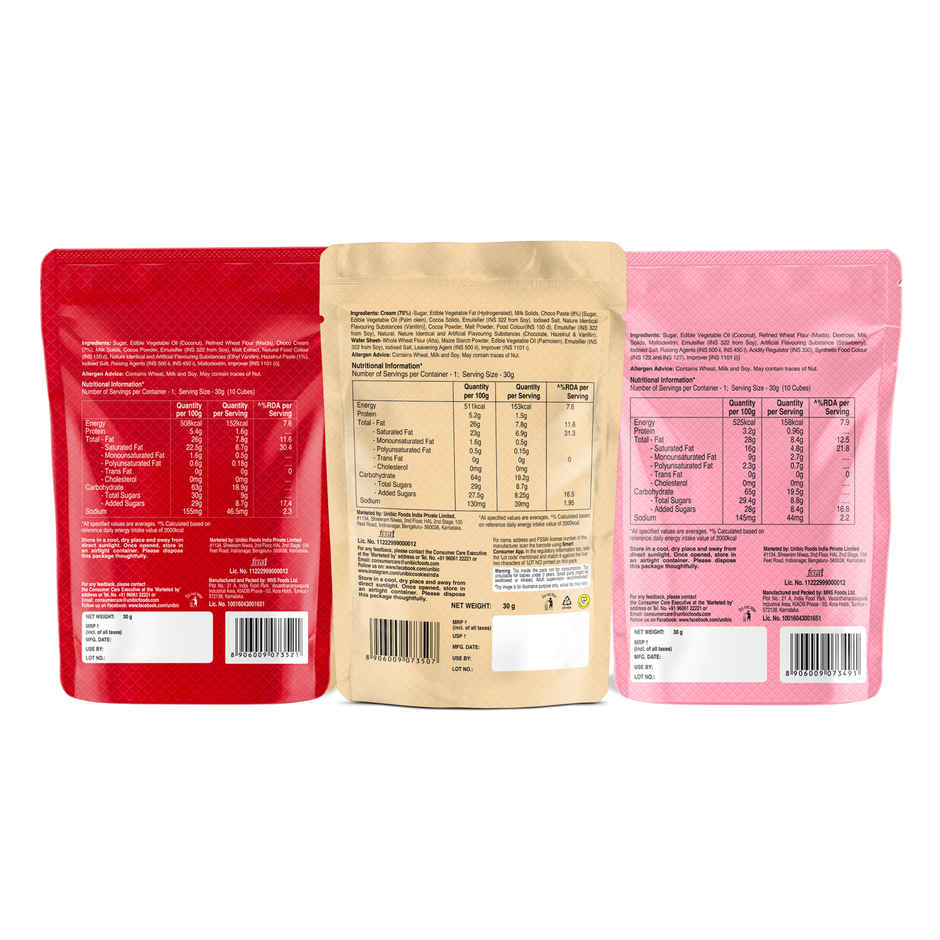 UNIBIC Assorted Qubz Wafer Cubes