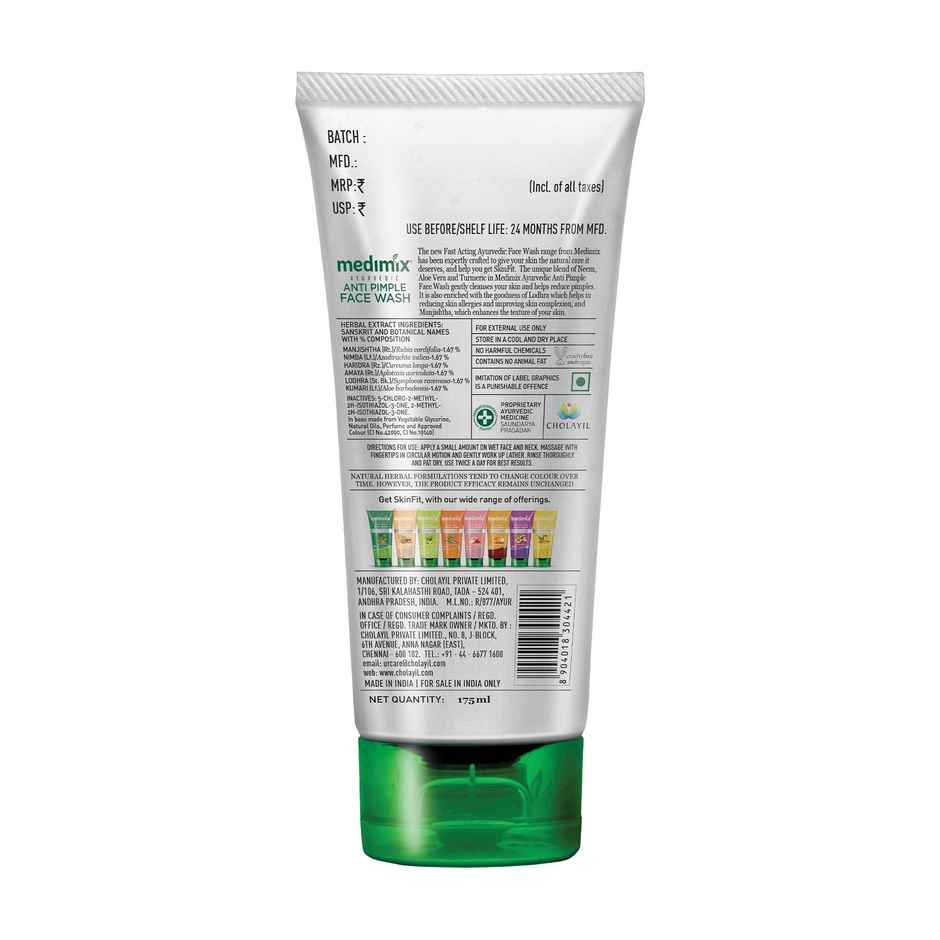 Medimix Ayurvedic Anti Pimple Face Wash