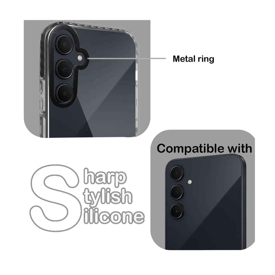 Artistque Case for Samsung Galaxy A35 5g Back Cover - ultra Stylish Transparent Cover