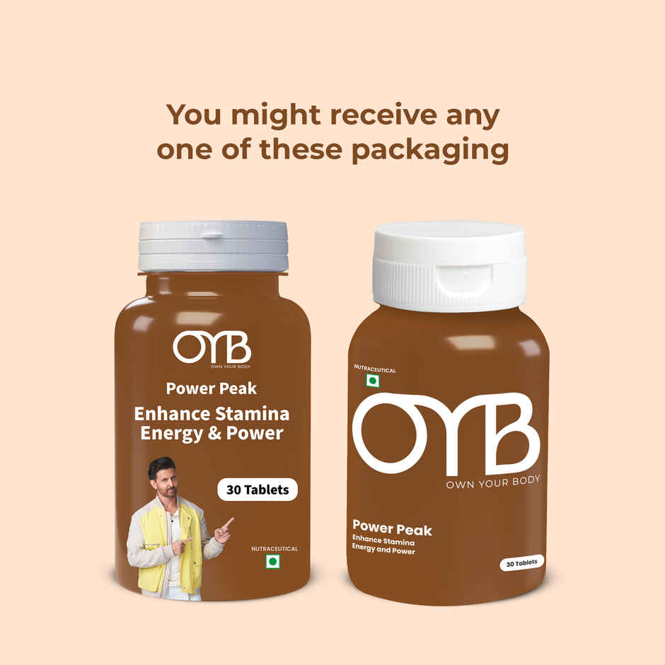 OYB Shilajit Stamina & Vitality Booster | 30 Tablets | OYB Power Peak