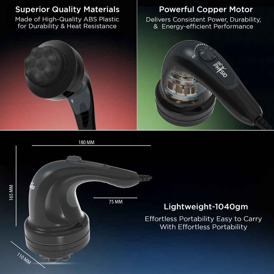 DR PHYSIO Full Body Massager Massage Machine Back Legs Neck Shoulder Massager