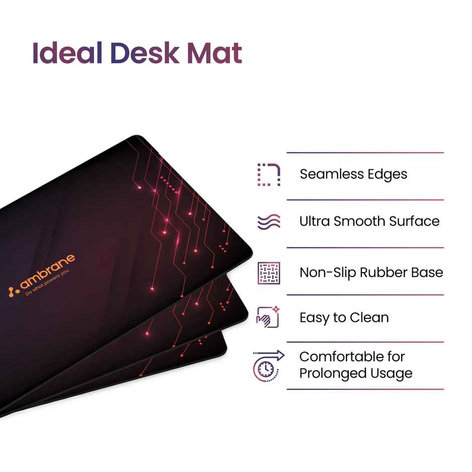Ambrane Desk Mat- Black