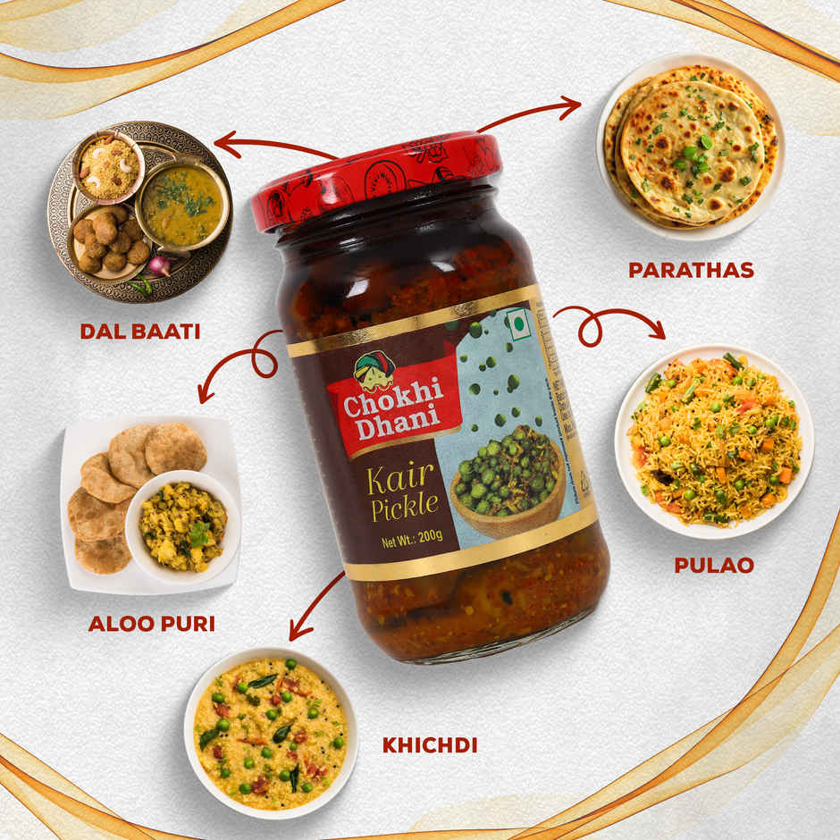 Chokhi Dhani Kair Pickle | Tangy and Spicy | Rajasthani Homemade Tenti Ker ka Achar