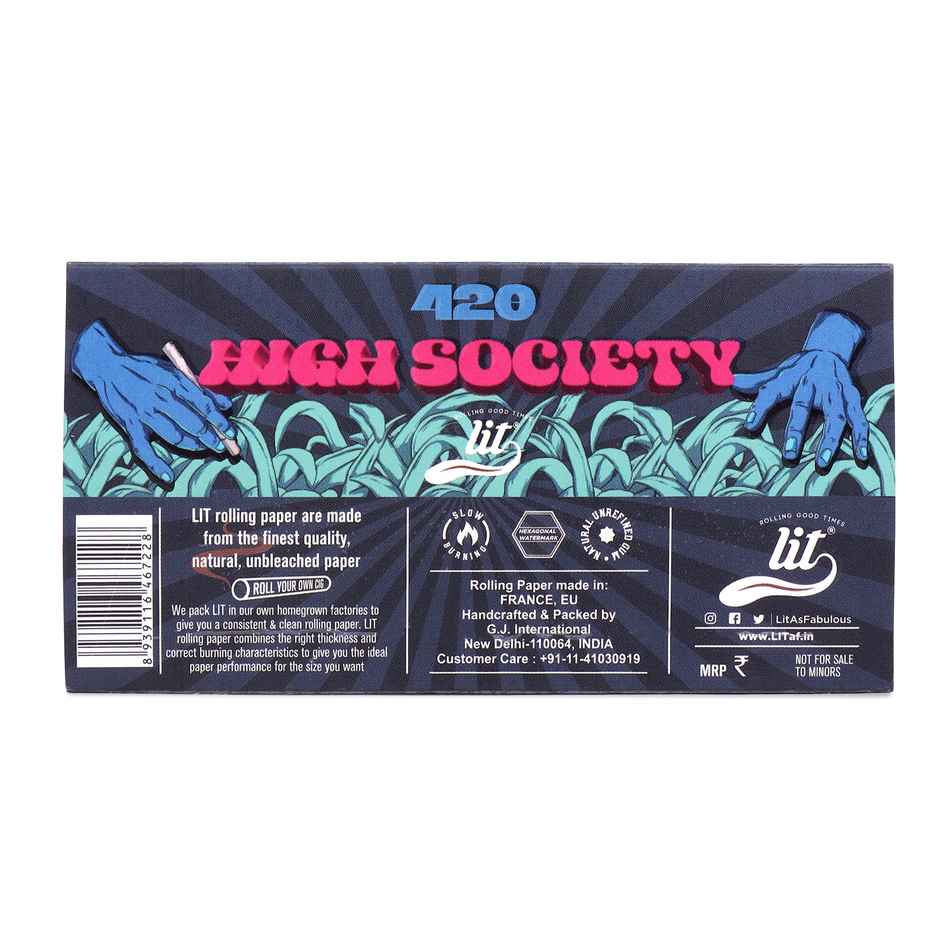 LIT 420 Double Booklet Rolling Paper and Tips| Double Booklet