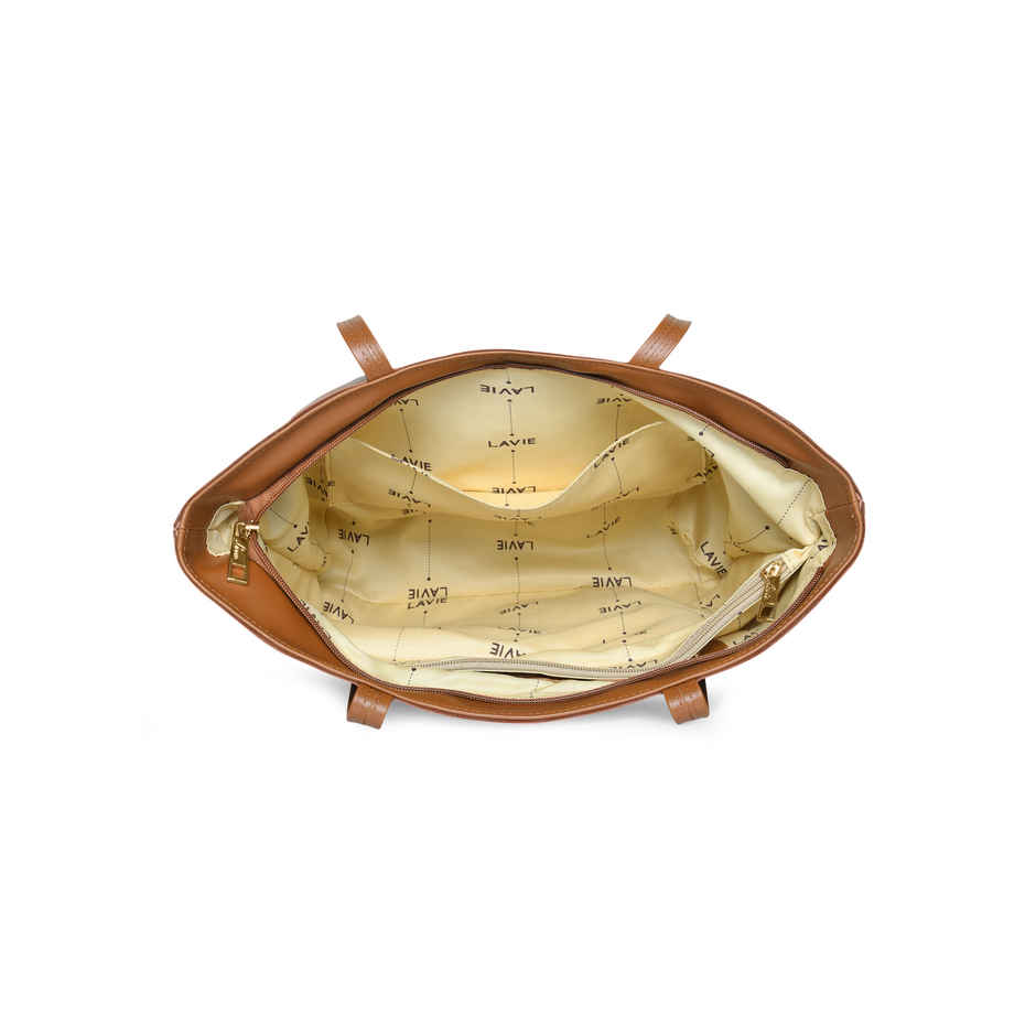 Lavie Women's Birch Synthetic Leather Tote Bag | Large | Tan