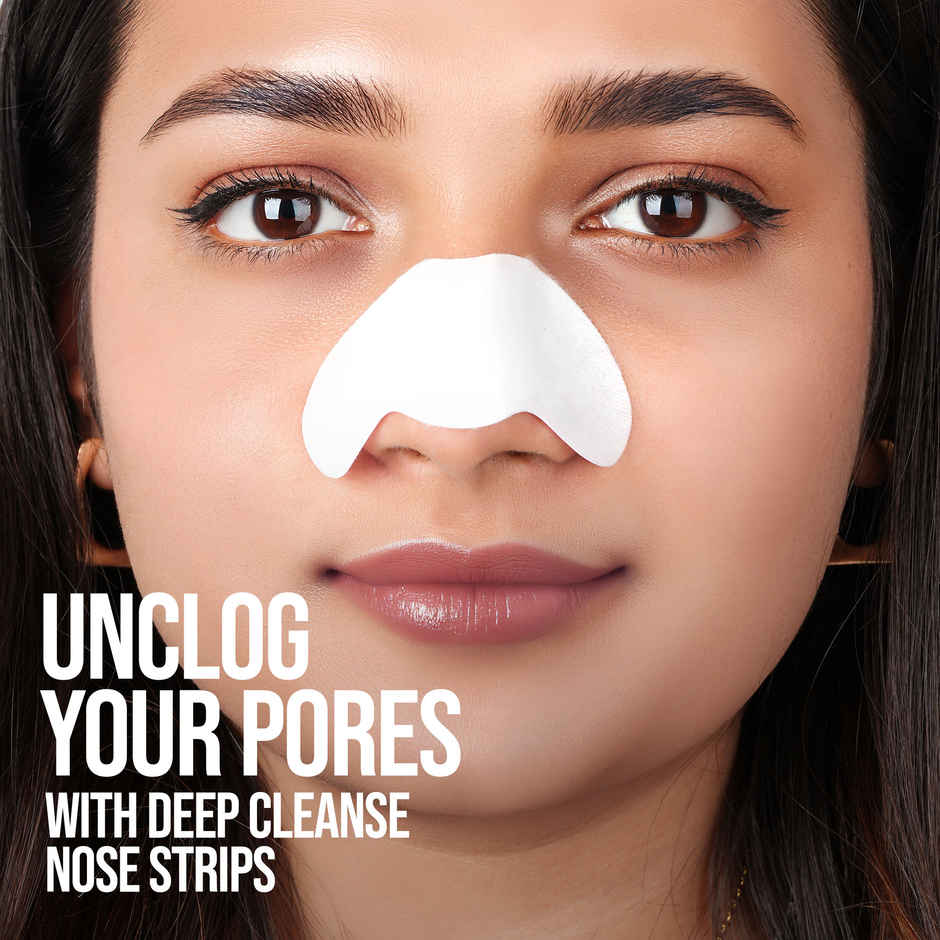 Hilary Rhoda Deep Cleanse Nose Strips | Removes Blackheads & Whiteheads | Charcoal - Shade 01