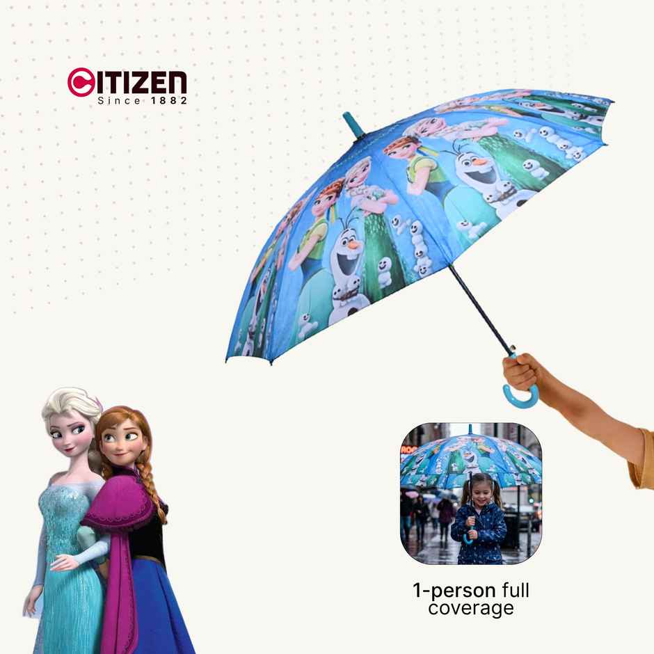 Citizen Kids School Umbrella | Disney Frozen Printed | 19 Inch | 2 Fold