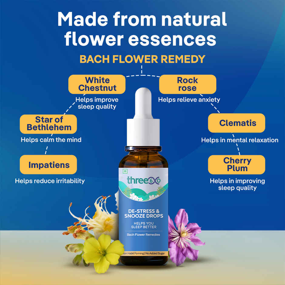 Dr. Vaidya'S Three 60 De-Stress & Snooze Drops