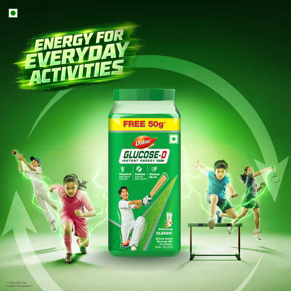 Dabur Glucose-D Instant Energy Powder