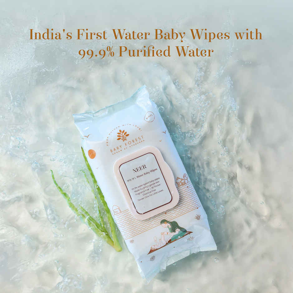 Baby Forest Neer 99.9% Water Baby Wipes | 72 Pulls Per Pack