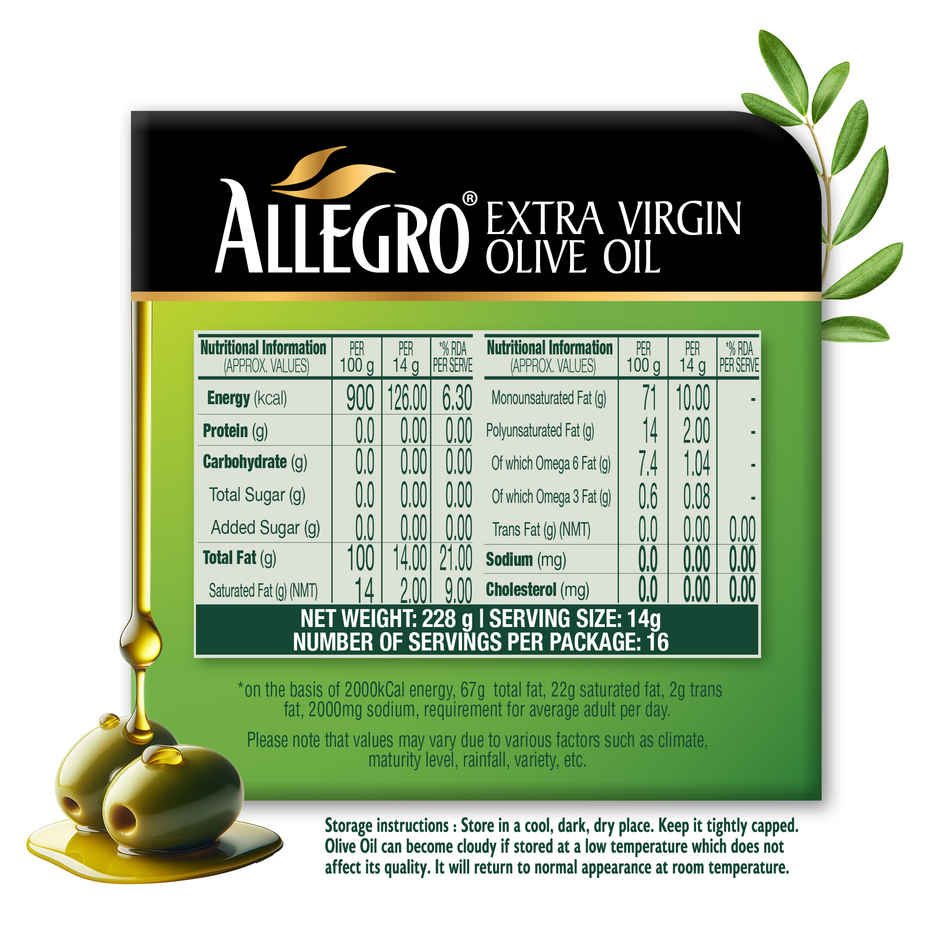 Allegro Extra Virgin Olive Oil
