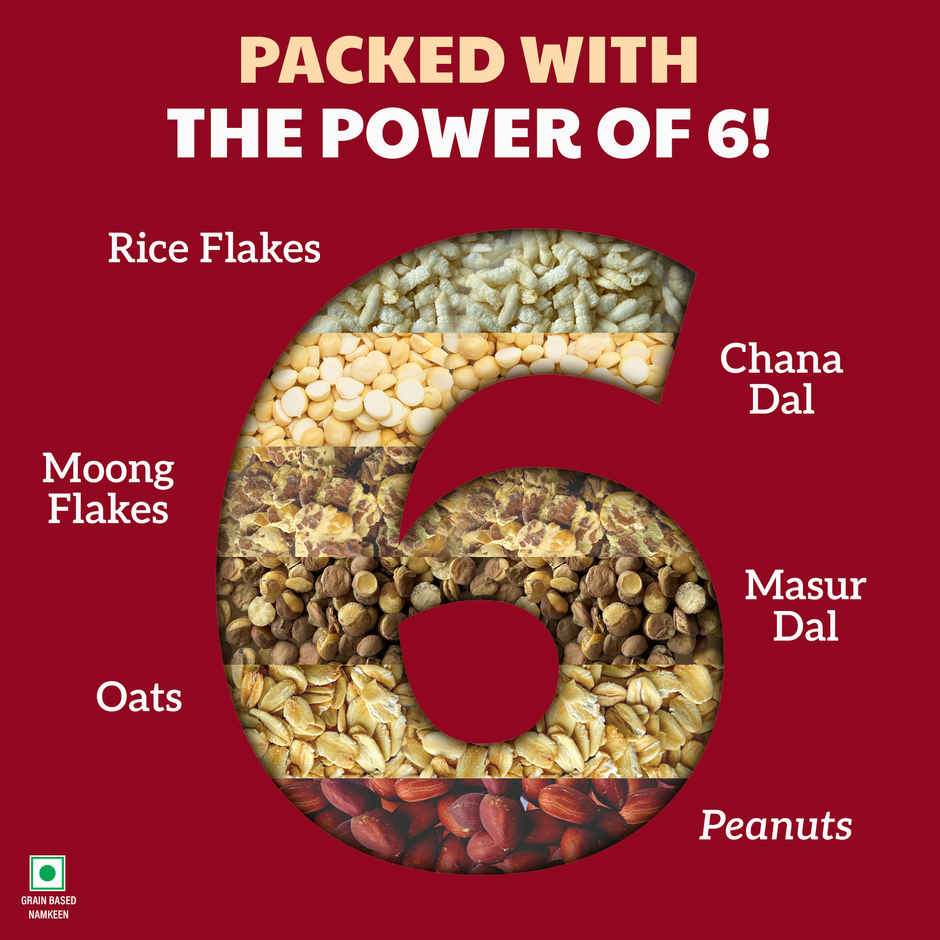 Right Shift High Protein Roasted Mix, Navrattan, No Palm Oil, 20g Protein, Not Fried, 6g Fibre