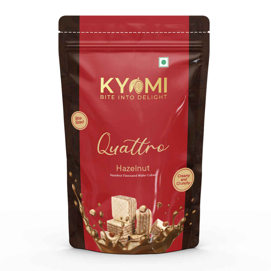 KYOMI Quattro Hazelnut Flavoured Wafer Cubes