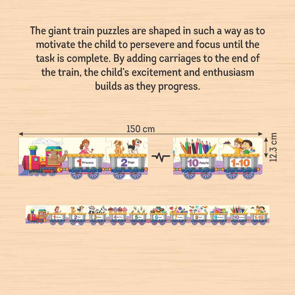 Sterling Number Train Puzzle Game