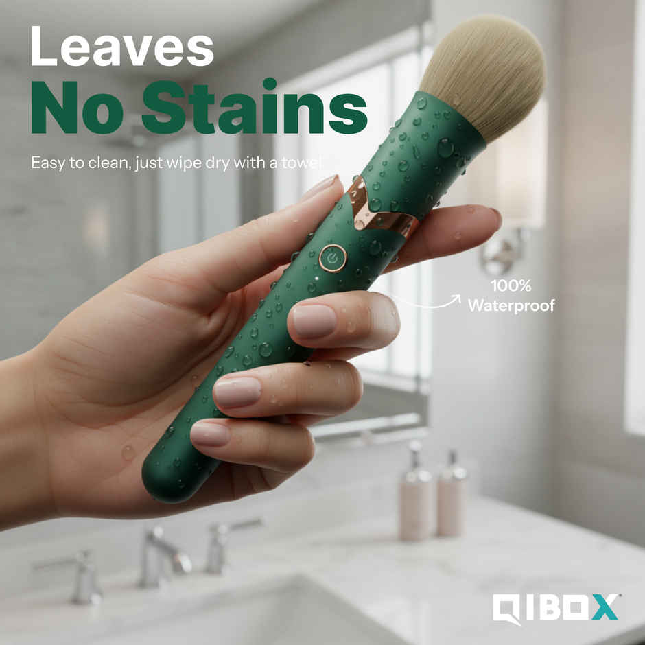 QIBOX Portable Waterproof Makeup Brush Personal Body Massager