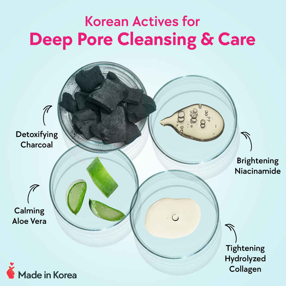 Chicnutrix Korean Black Charcoal Mask | Niacinamide