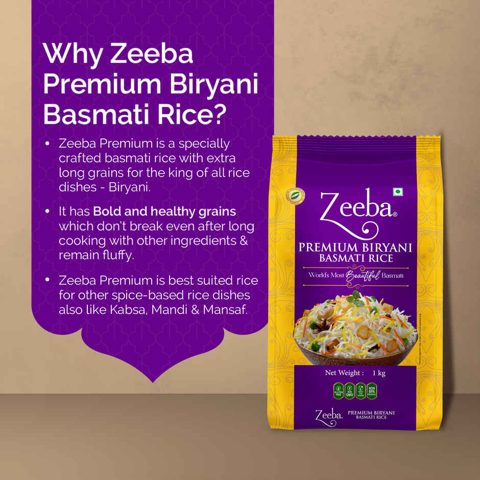 Zeeba Premium Biryani Basmati Rice