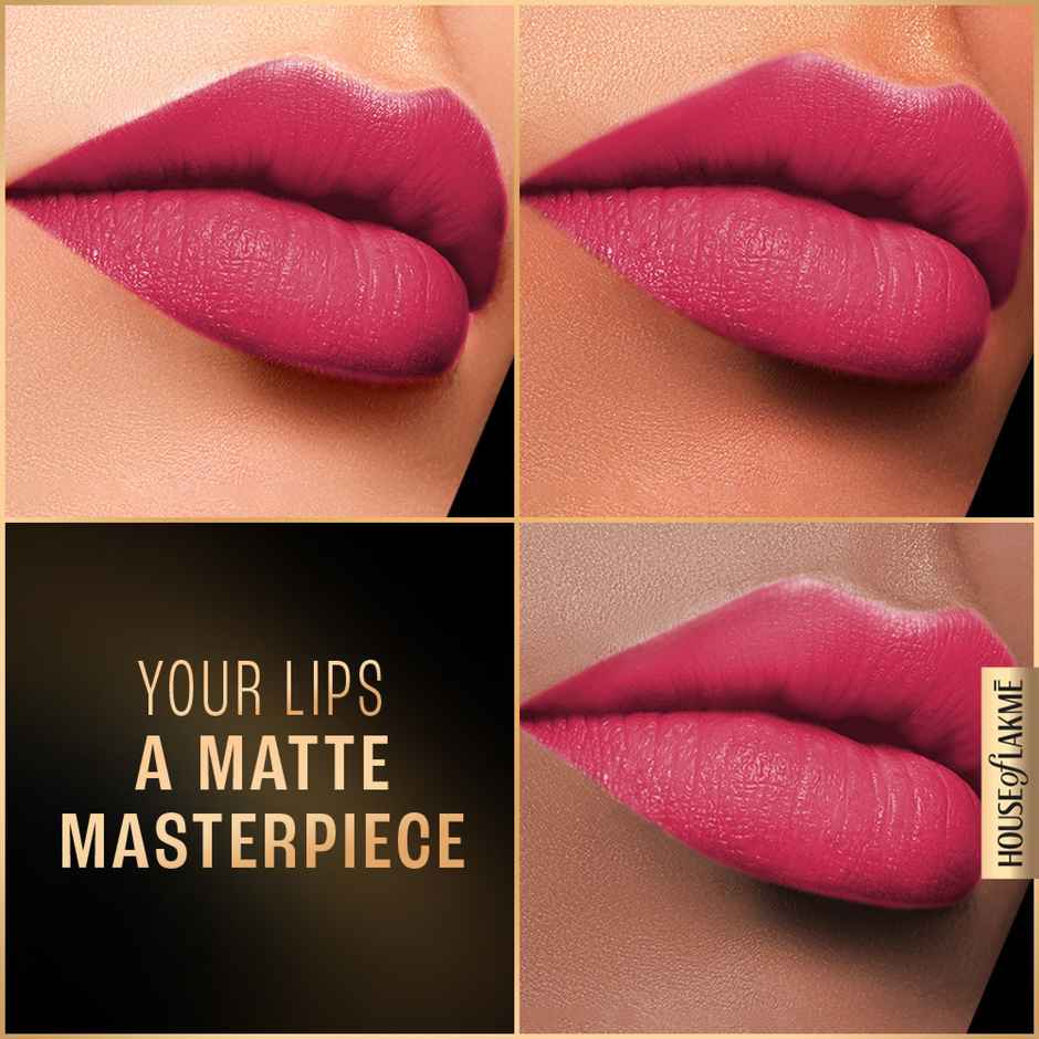 Lakme Forever Matte Liquid Lip, 16hr Lipstick, Lightweight & transferproof | Cherry love