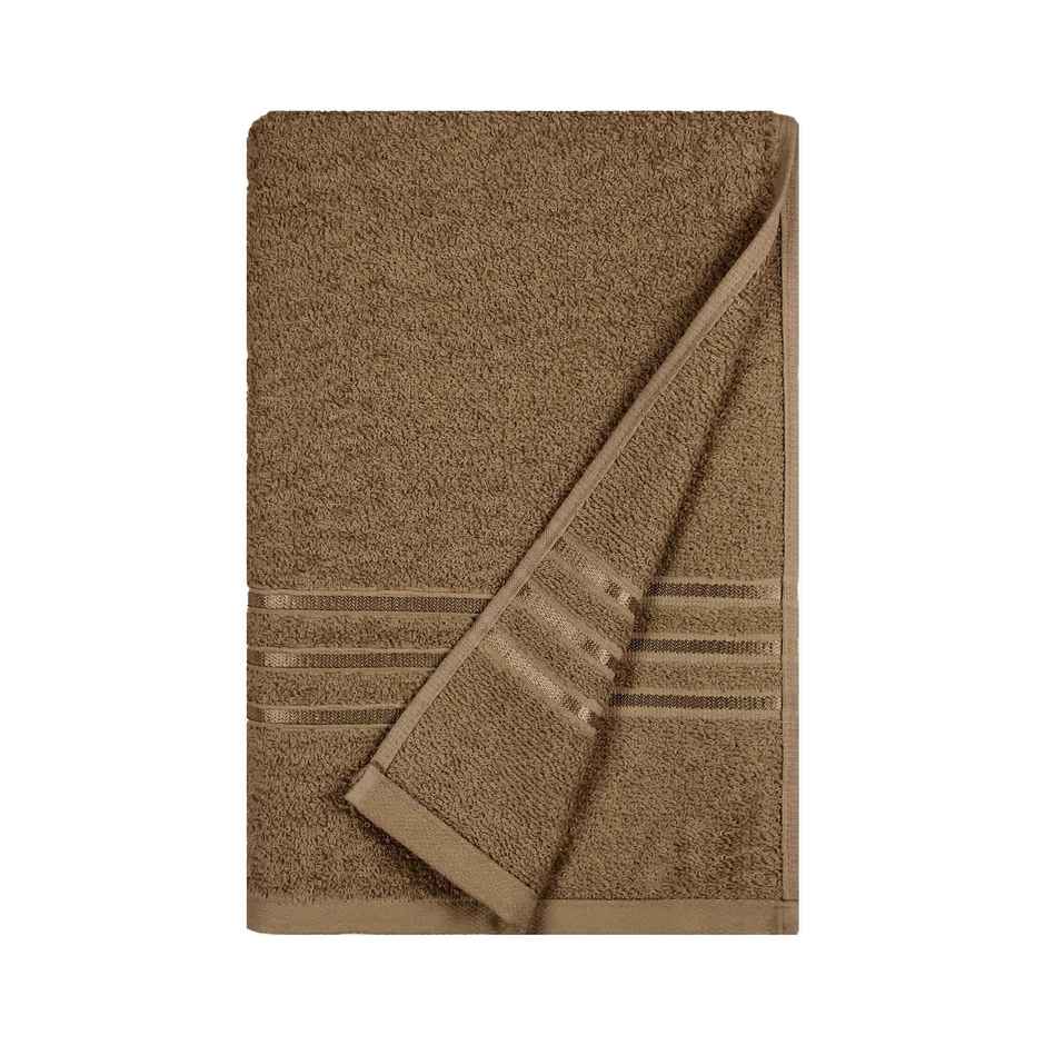 Mytrident Cotton Bath Towel | 400 GSM | Towels for Bath - Coconut Shell