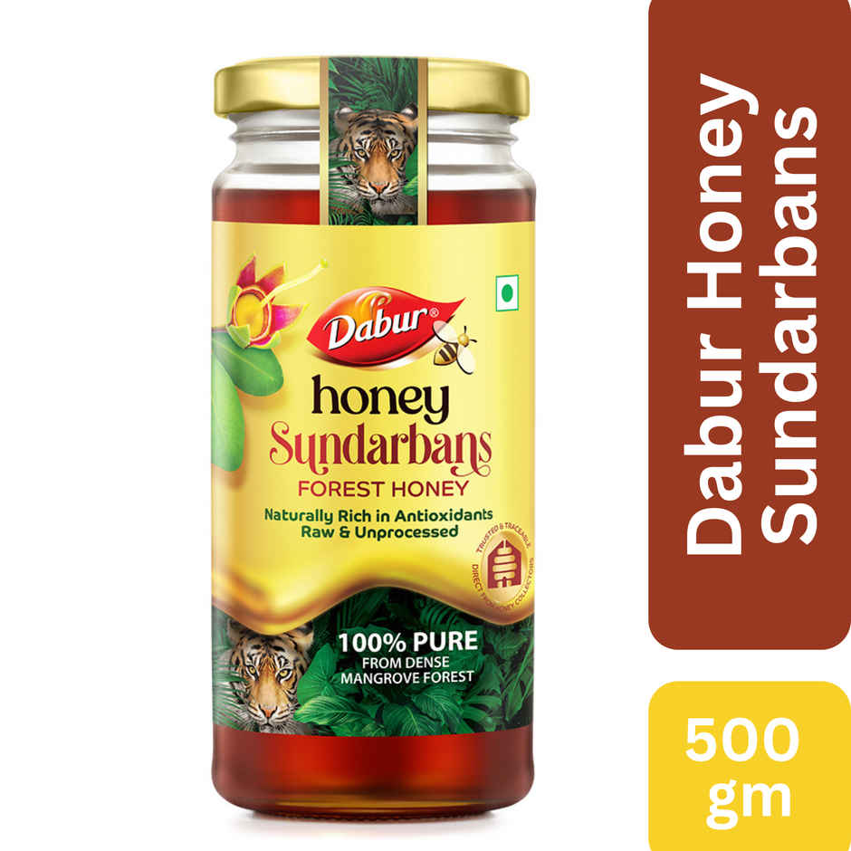 Dabur Honey Sundarbans, Absolutely Pure Wild Forest Honey - Rich in Antioxidants