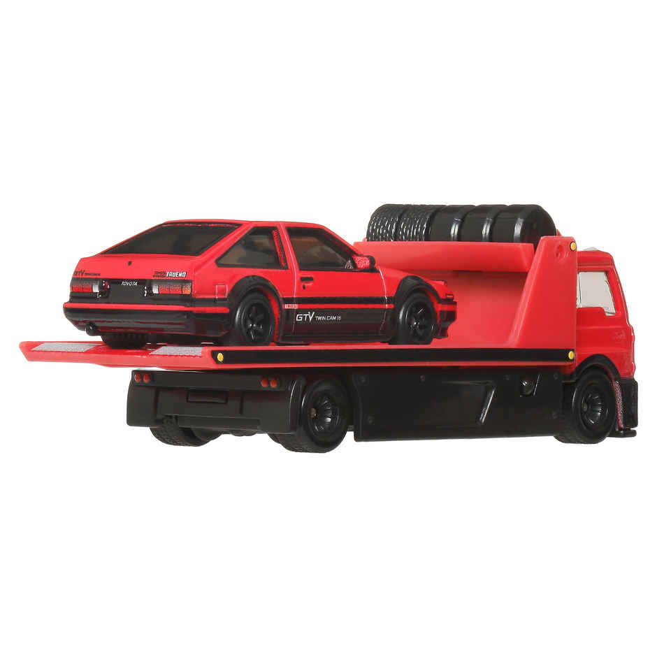 Hot Wheels Team Transport TOYOTA AE86 SPRINTER TRUENO Gift for Racing Collectors