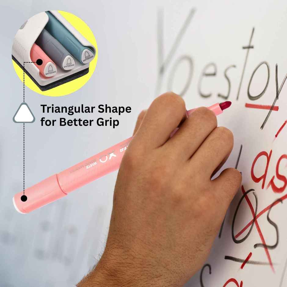 Hauser Xo White Board Marker Duster Set