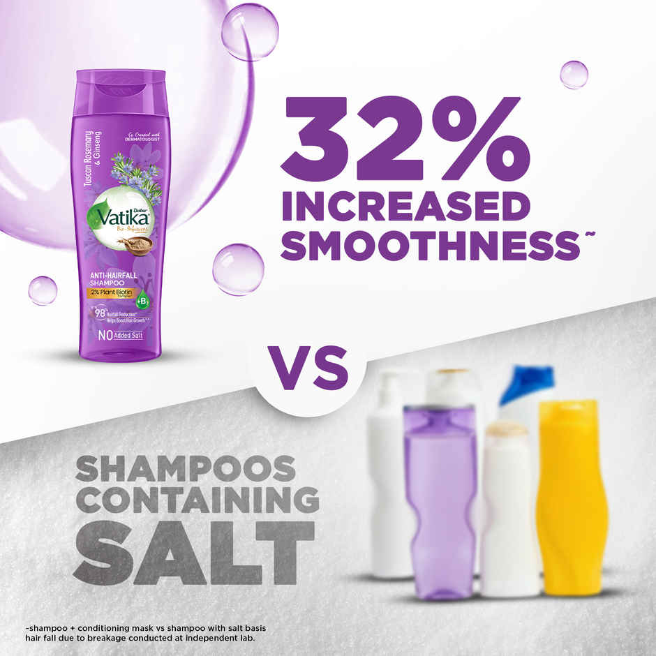 Dabur Vatika Bio Infusions Anti-hairfall Shampoo