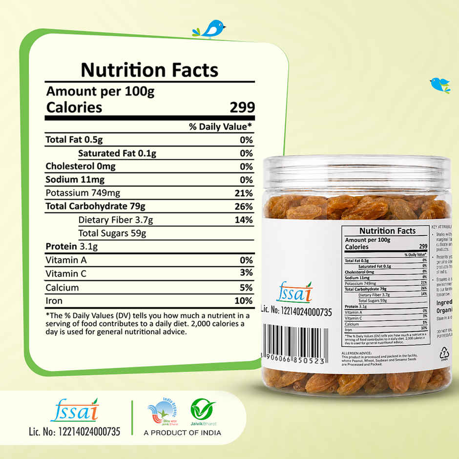 Natureland Organics Raisin