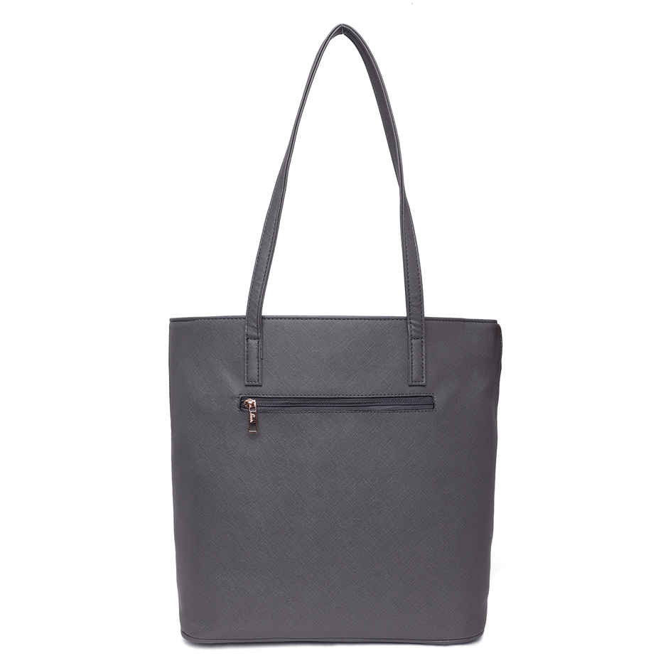 Lavie Women's Croc Pavo Tote Handbag | Tote Bag For Work | Ladies purse | Shoulder Bag | Dark Grey