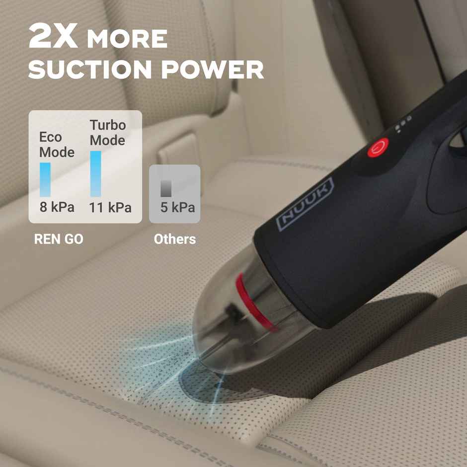 Nuuk Ren Go 11 kPa Cordless Car Vacuum Cleaner | 2X More Suction