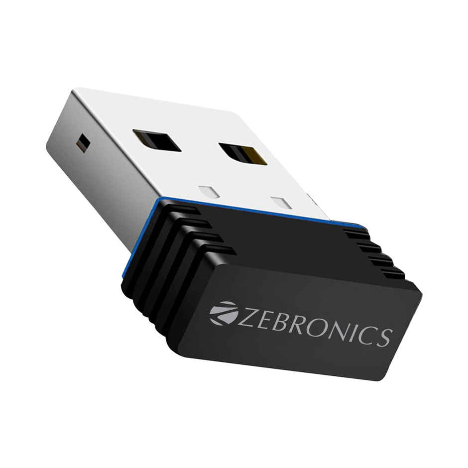 Zebronics USB150WF1 WiFi USB Mini Adapter Supports 150 Mbps
