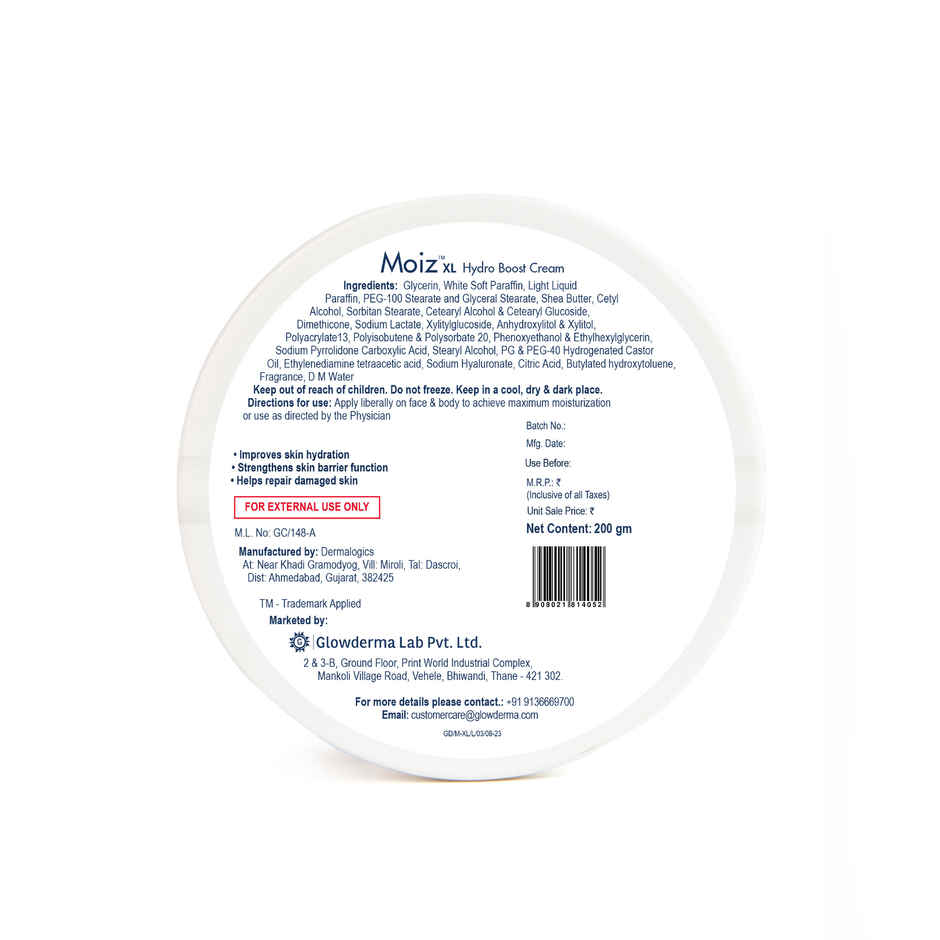 Moiz XL Hydro Boost Cream