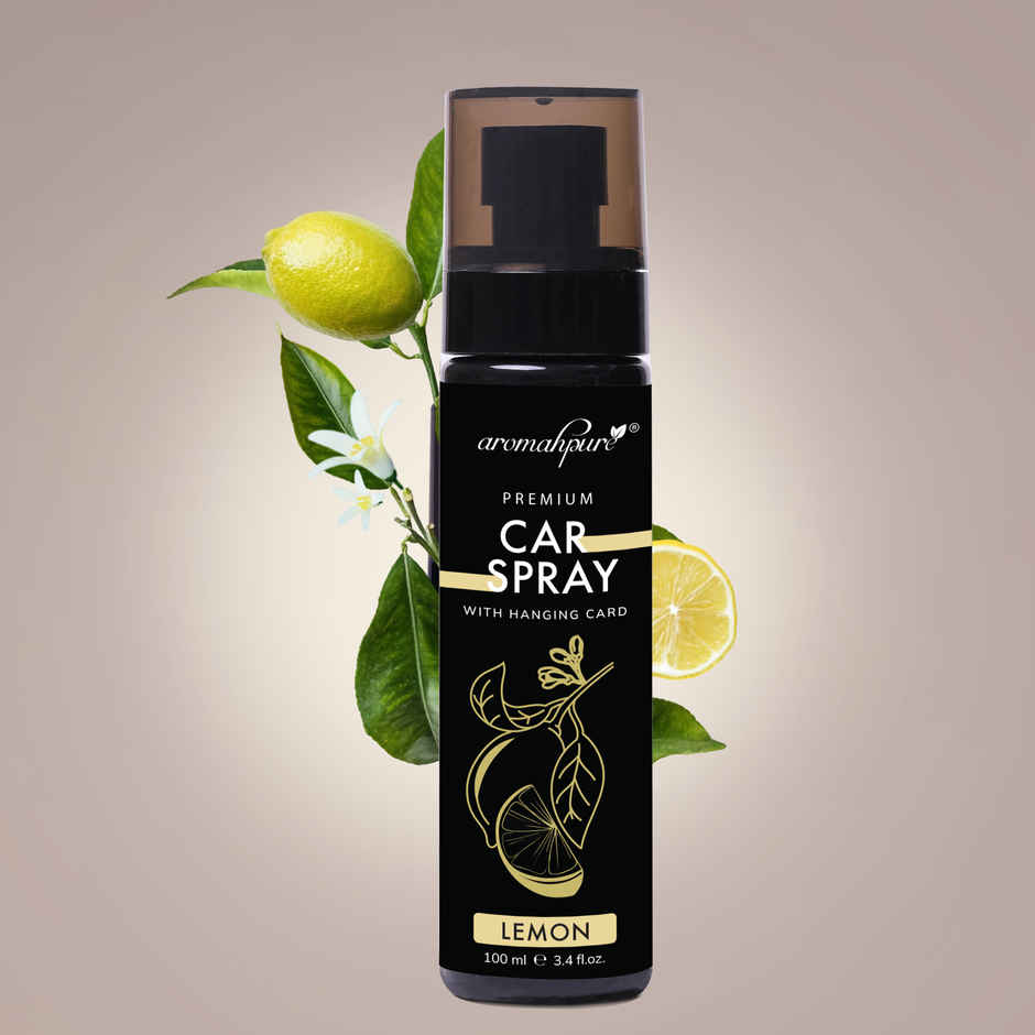 Aromahpure Premium Car Mist with Card | Lemon - 100 ml