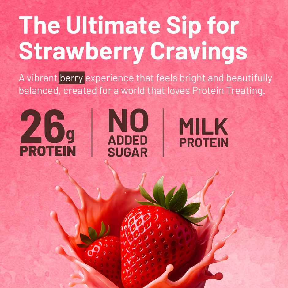 RiteBite Max Protein Berry Blush 26g Protein Milkshake