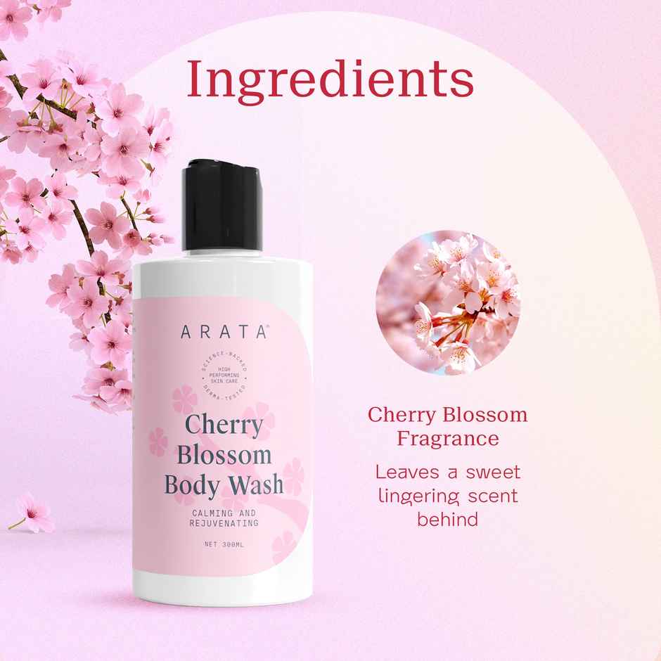 Arata Cherry Blossom Body Wash Combo