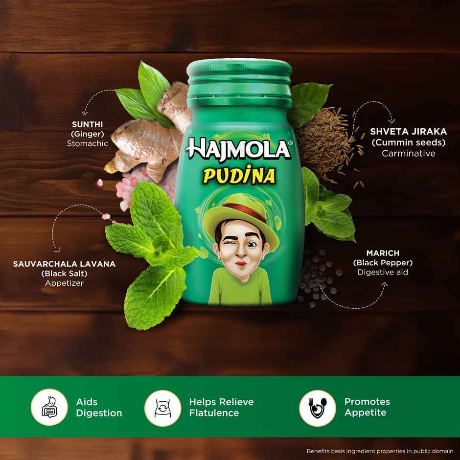 Dabur Hajmola Pudina - Digestive Tablets