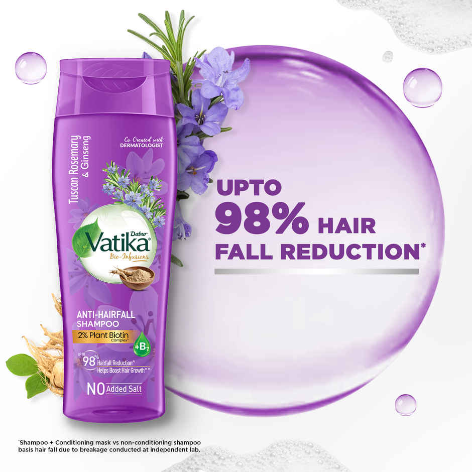 Dabur Vatika Bio Infusions Anti-hairfall Shampoo