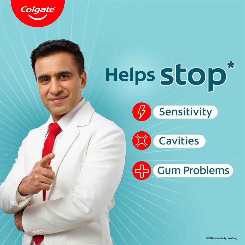 Colgate Active Salt Toothpaste, Germ Fighting Toothpaste for Healthy Gums and Teeth (Saver Pack)