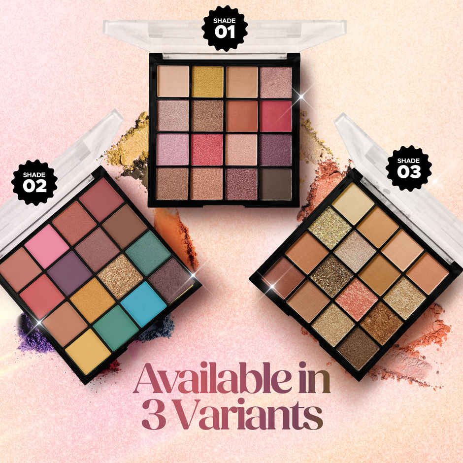 Hilary Rhoda Perfection Eyeshadow Palette | Highly Pigmented Eyeshadow Palette | Shade 1