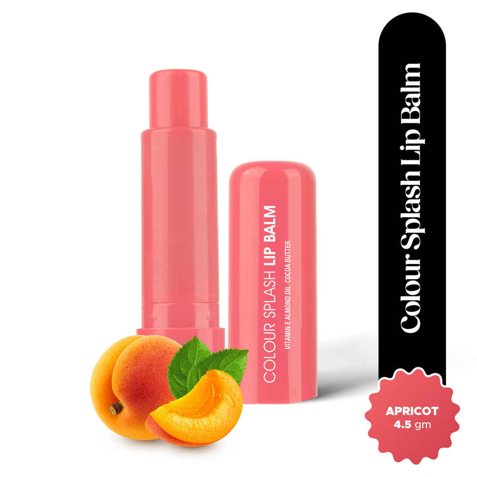 Hilary Rhoda Colour Splash Lip Balm With SPF15 Vitamin E | Cocoa Butter | 45 g | Apricot | Shade 04