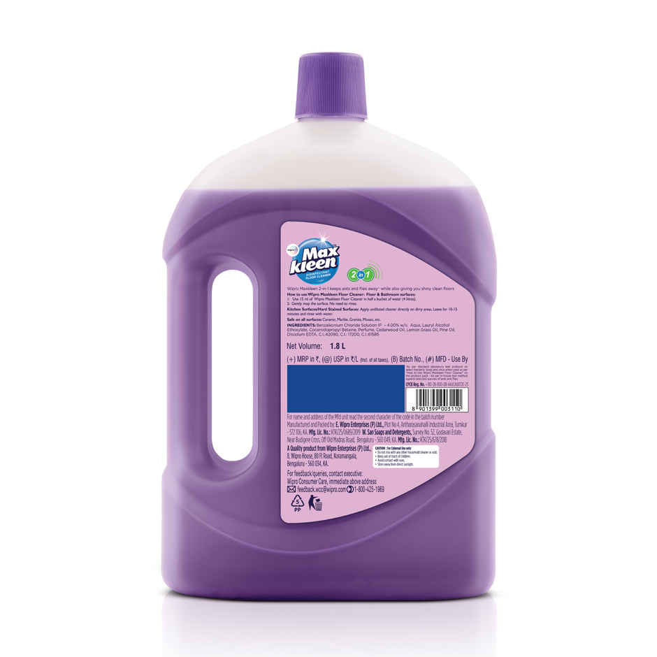 Maxkleen Lemongrass Freshness 2in1 Repellant + Disinfectant Floor Cleaner | Can