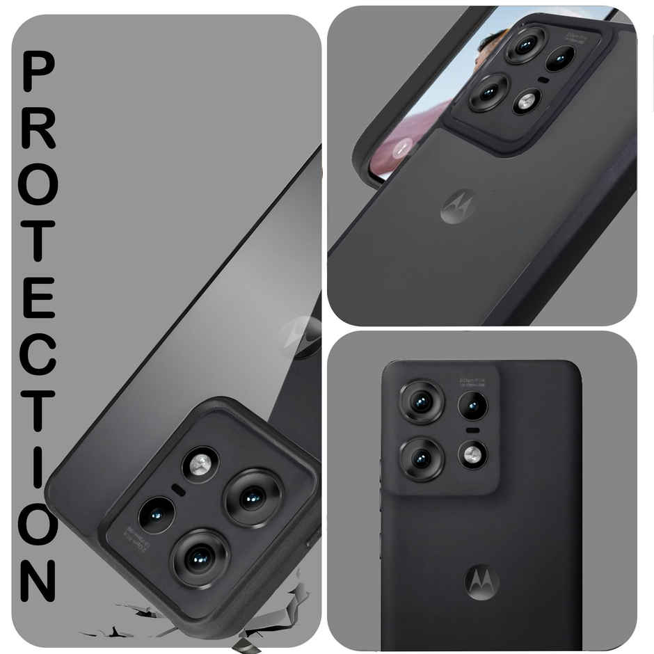 Artistque Case For Motorola Moto Edge 50 Pro 5G Back Cover - Transparent Clear Shockproof TPU