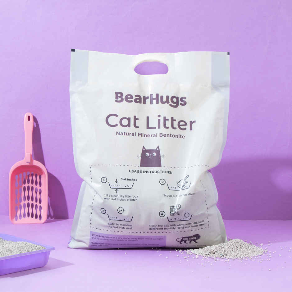 BearHugs Bentonite Cat Litter - Lavender Combo