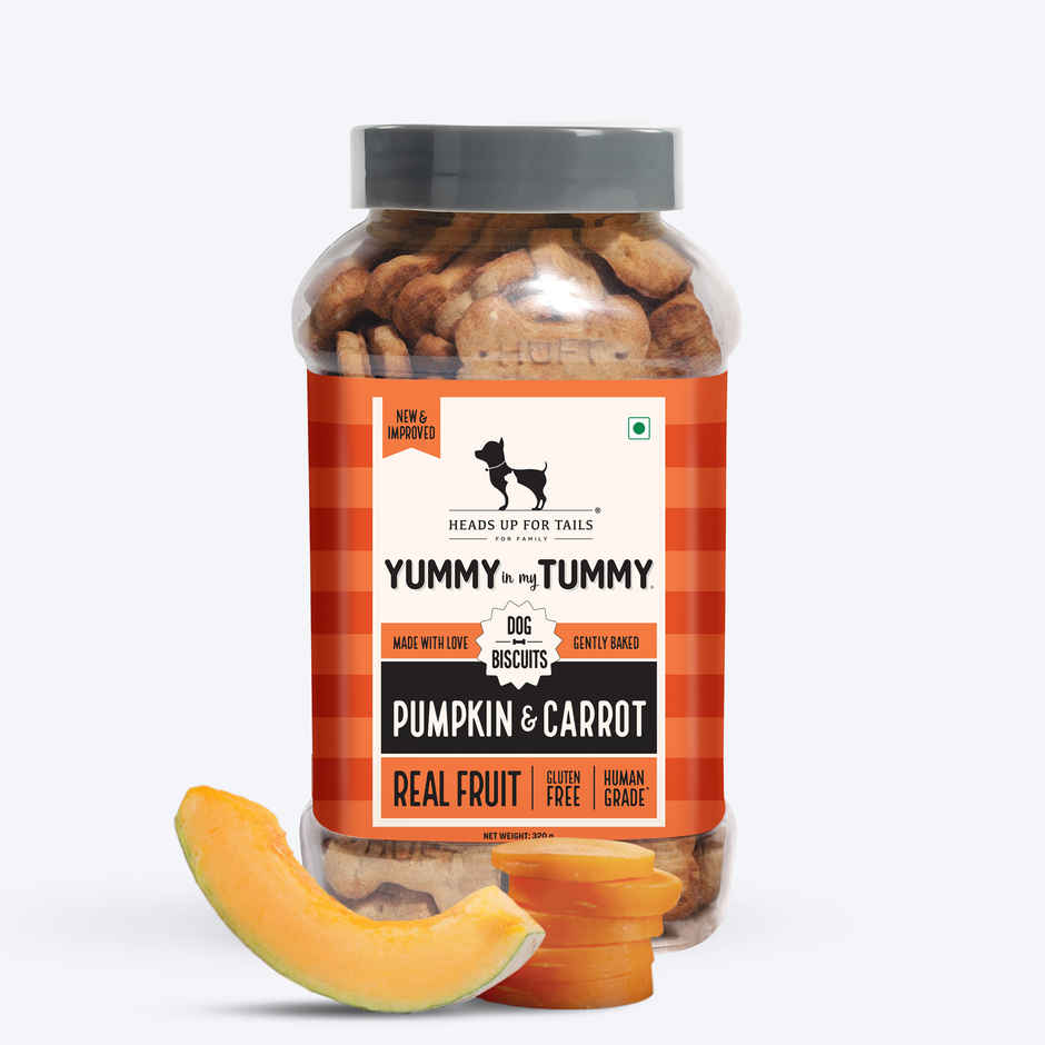 HUFT YIMT Pumpkin & Carrots Vegetarian Dog Biscuits