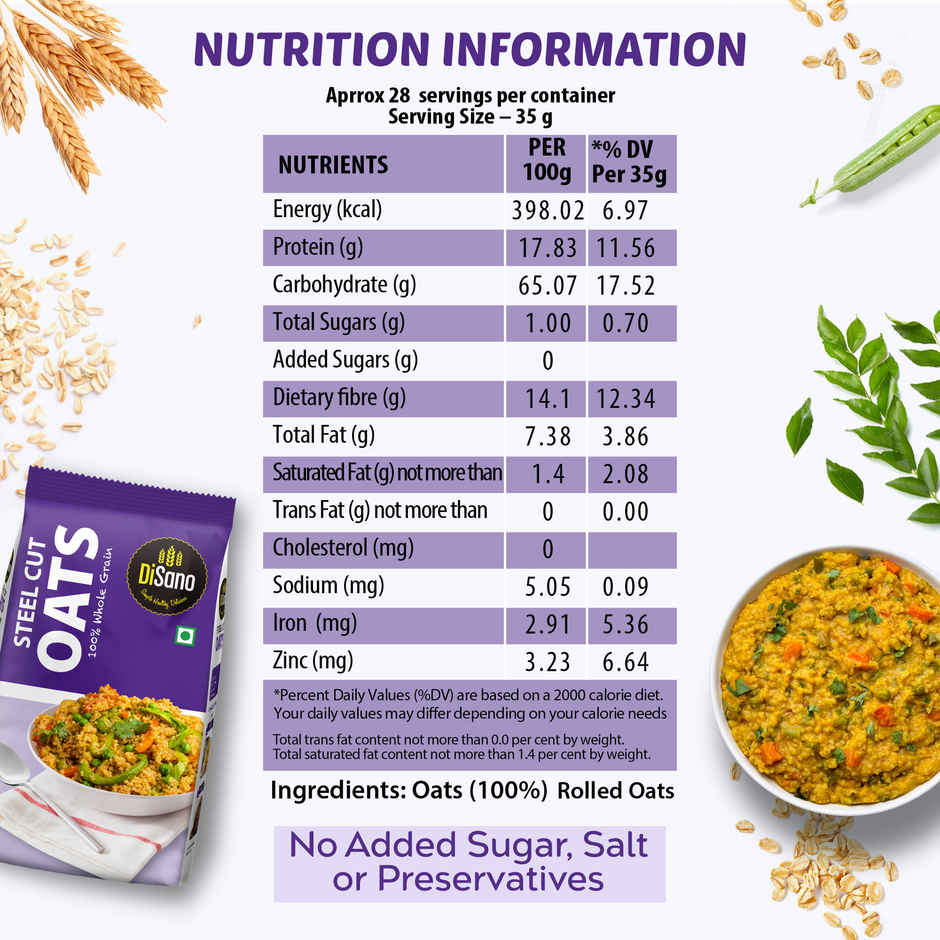 DiSano Steel Cut Oats